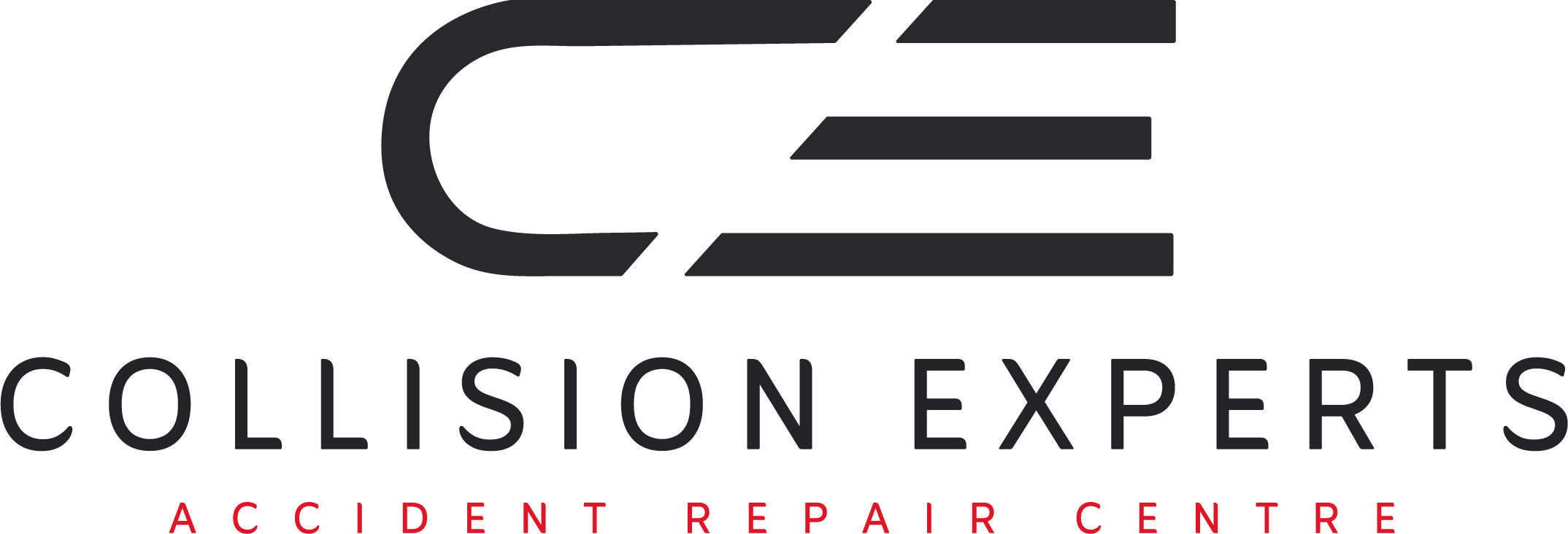 Collision Experts White Logo